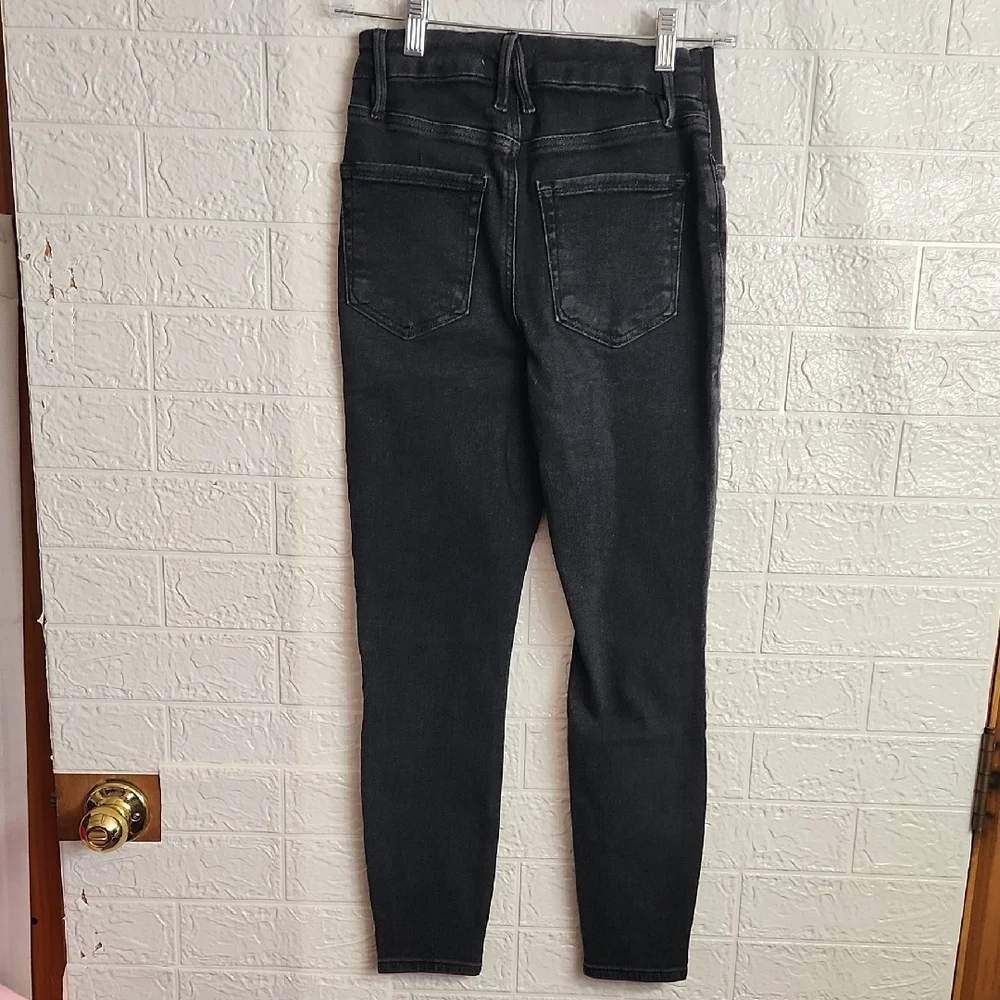 Good American Dark Gray Skinny Jeans